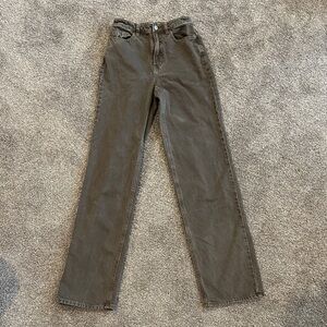 PACSUN Brown Straight-Leg Jeans 90s Boyfriend style